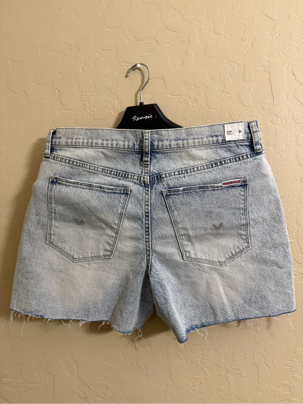 Hudson Kass High Rise Biker shorts size 31 New